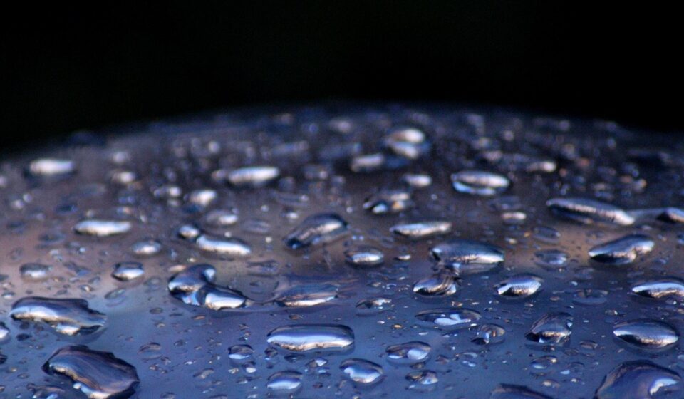 rain, drops, water, nature, raindrops, solar panel
