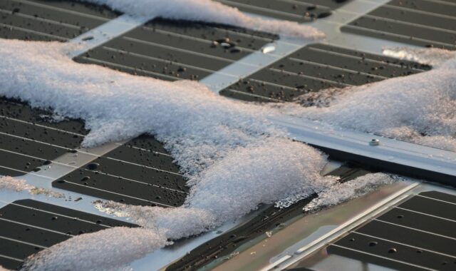 solar, covered, snow, snowy, solar panels, solar energy, current, energy revolution, environment, environmental protection, wintery, hoarfrost, nature, winter, icicles, frozen, frost