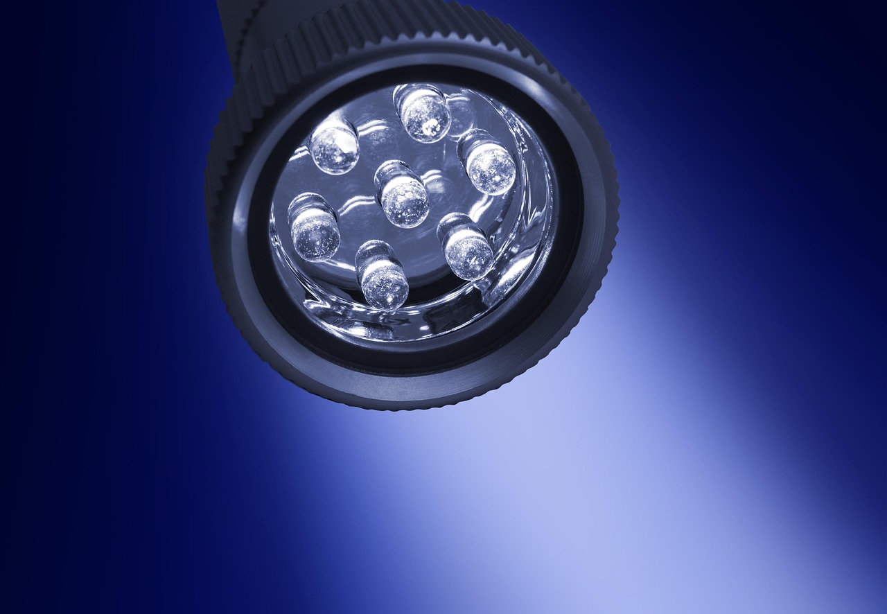 flashlight, led, light, bright, shining, flashlight, led, led, led, led, led