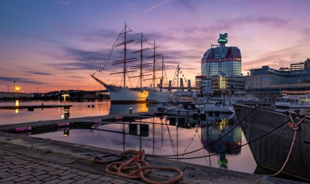 sea, port, nature, ships, boat, water, solar, sweden, gothenburg