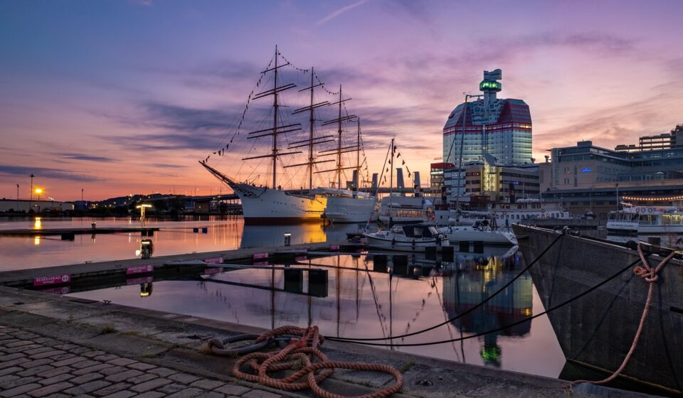 sea, port, nature, ships, boat, water, solar, sweden, gothenburg