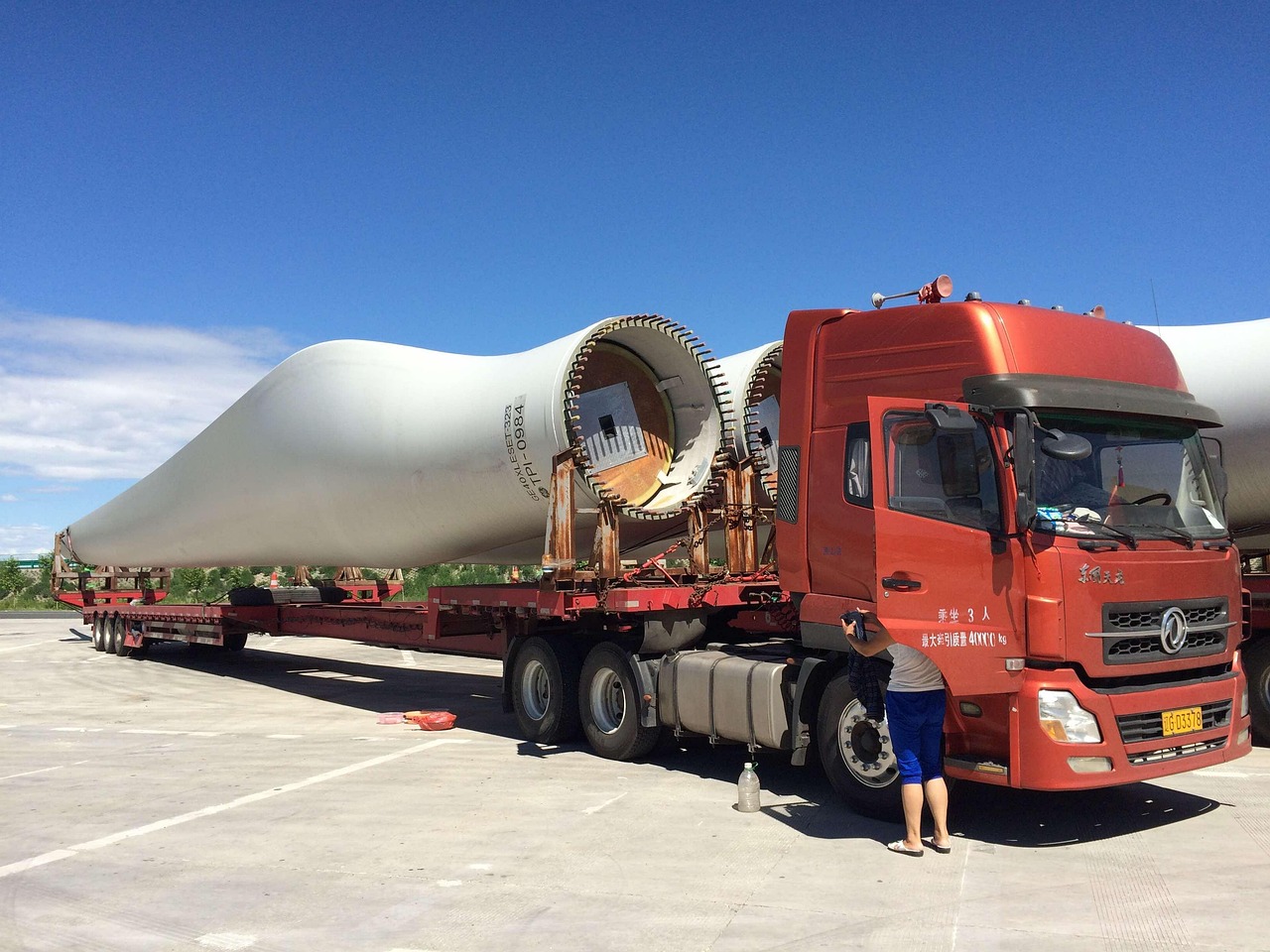 truck, solar energy, blades