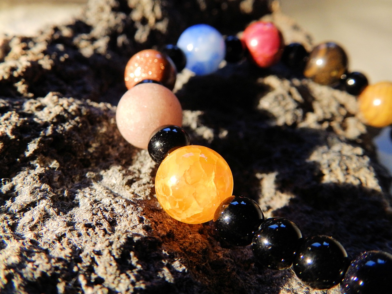 the sun, solar system, bracelet, stones, ball, jasper, rock, macro, planets, solar system, solar system, solar system, solar system, solar system, jasper, jasper, jasper