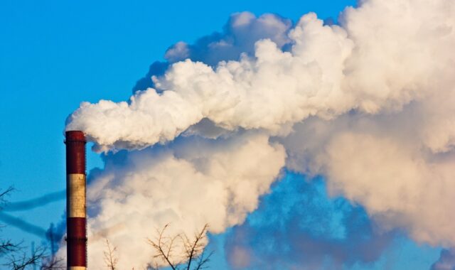 thermal power plant, smoke, industry, factory, heating season, heating, trumpet